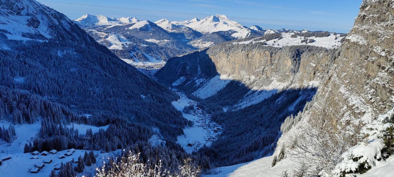 Vila La Jolie Bergere Morzine Exteriér fotografie